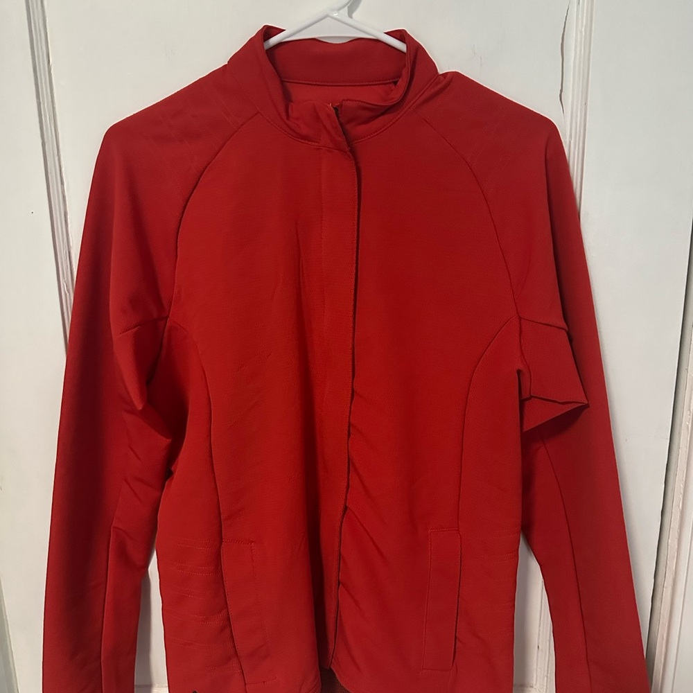 Antigua Red Zip-Up Jacket